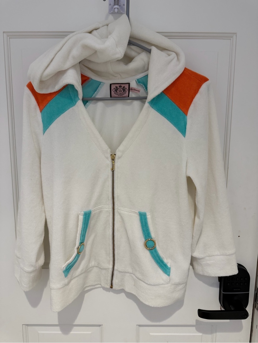 Vintage Y2K Juicy Couture Women's Hoodie - Size Large
